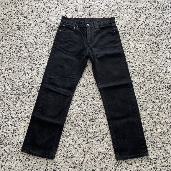 Levi’s 505 Black Jeans 33x30 - Picture 1 of 6